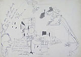 FULVIO BIANCONI, A RAI Studio in 1959, fountain pen